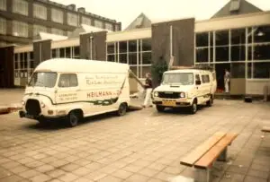 De Bedrijfsbussen van Schildersbedrijf Heilmann in de jaren 60 en 70